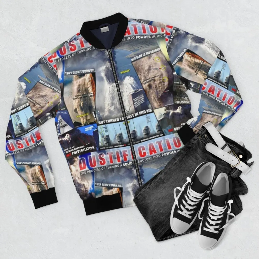 9/11 Conspiracy Dustification Bomber Jacket