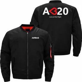 AIRBUS A320 BOMBER FLIGHT AVIATOR JACKET