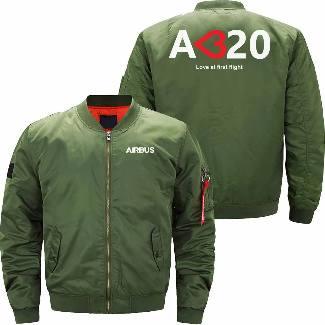 AIRBUS A320 BOMBER FLIGHT AVIATOR JACKET