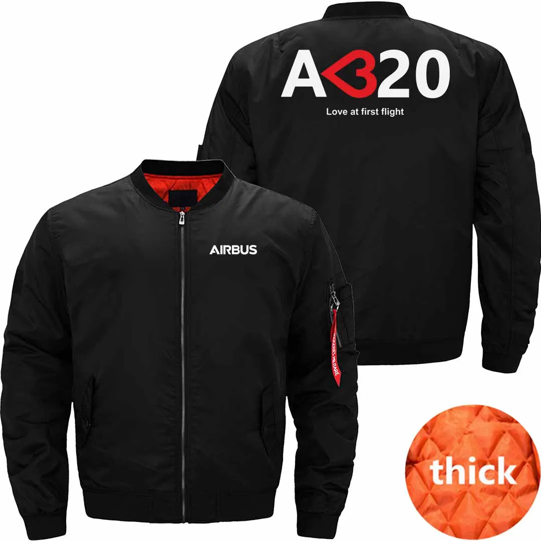 AIRBUS A320 BOMBER FLIGHT AVIATOR JACKET