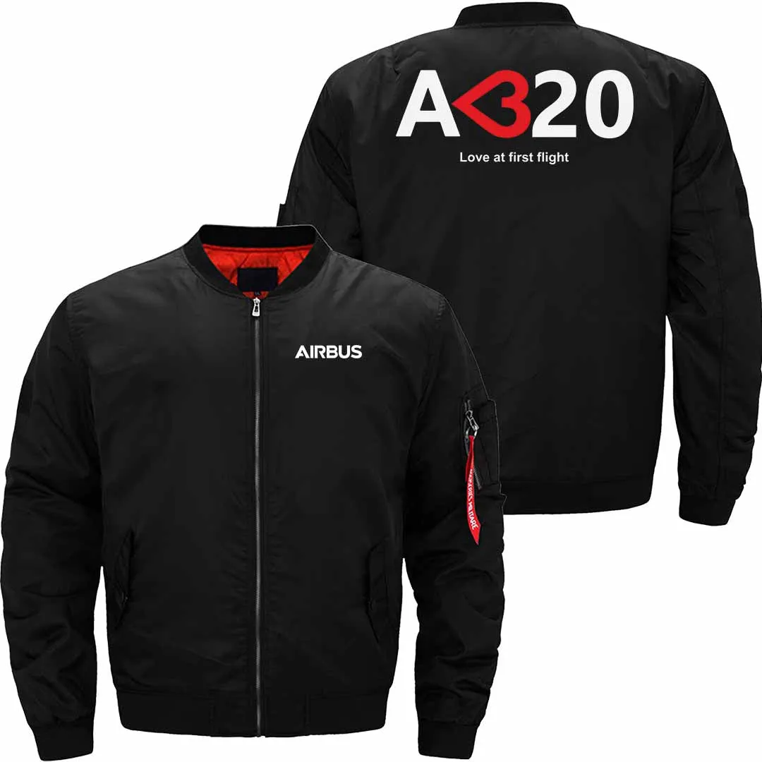 AIRBUS A320 BOMBER FLIGHT AVIATOR JACKET