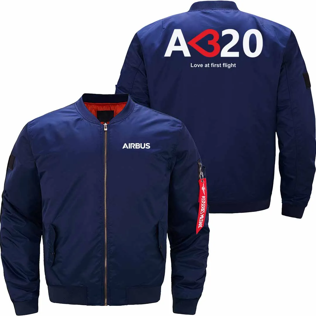 AIRBUS A320 BOMBER FLIGHT AVIATOR JACKET