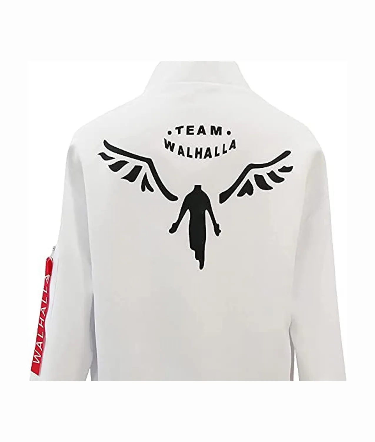 Animated Series Tokyo Revengers Team Walhalla White Bomber Jacket