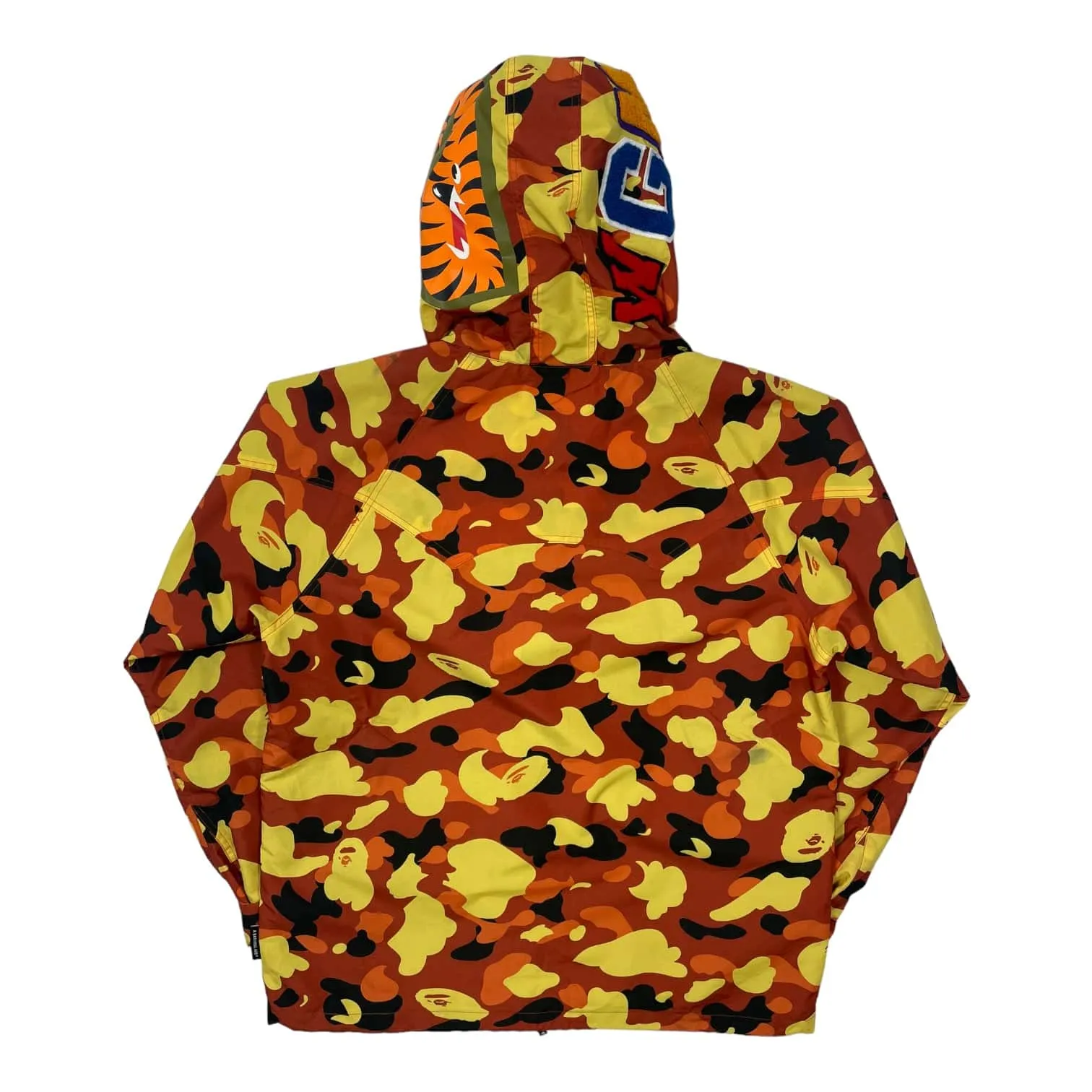 BAPE 1st Camo Shark Snowboard Jacket Orange Pre-Owned