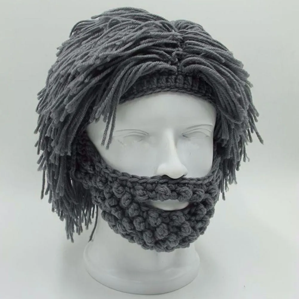 Barbarian Knit Beanie Beard