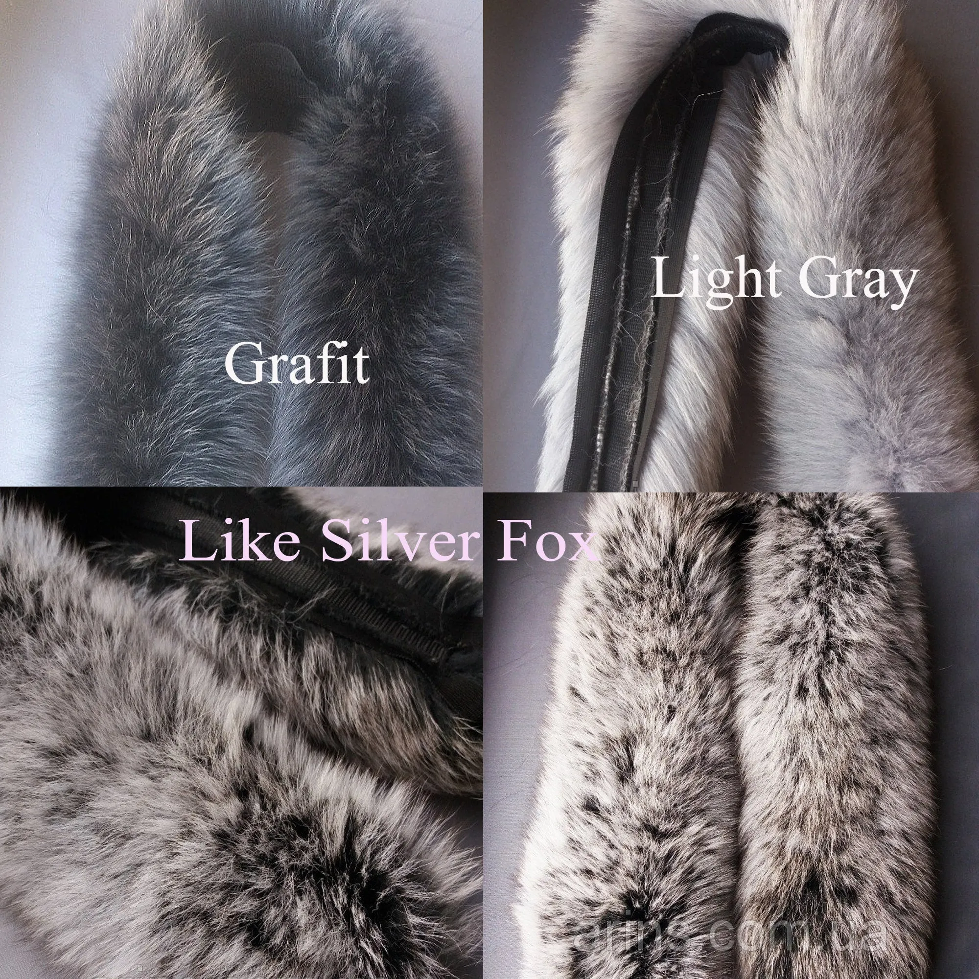 BY ORDER Fox (Tail) XL Double Real Fox Fur Trim Hood, Fur collar trim, Fox Fur Collar, Fur Scarf, Fur Ruff, Fur Jacket, Fur stripe, Real Fur