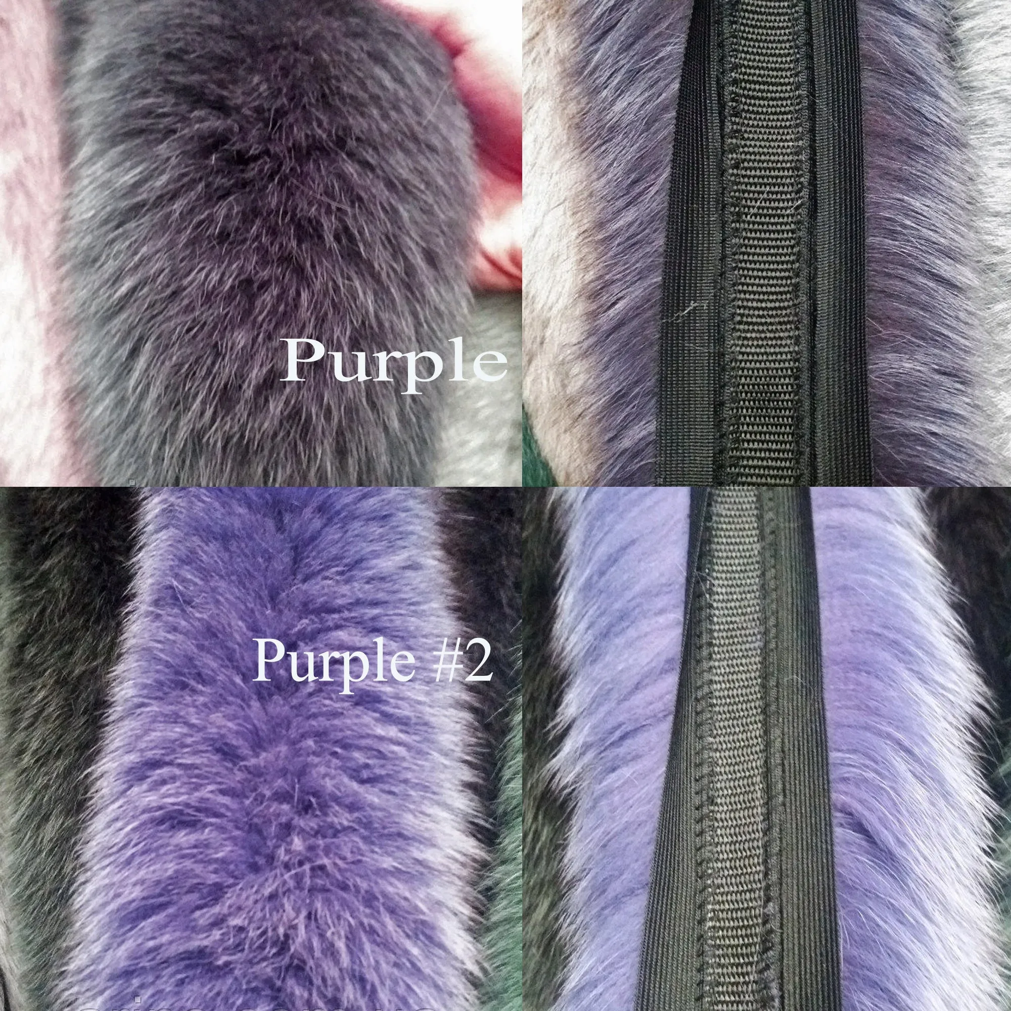 BY ORDER Fox (Tail) XL Double Real Fox Fur Trim Hood, Fur collar trim, Fox Fur Collar, Fur Scarf, Fur Ruff, Fur Jacket, Fur stripe, Real Fur