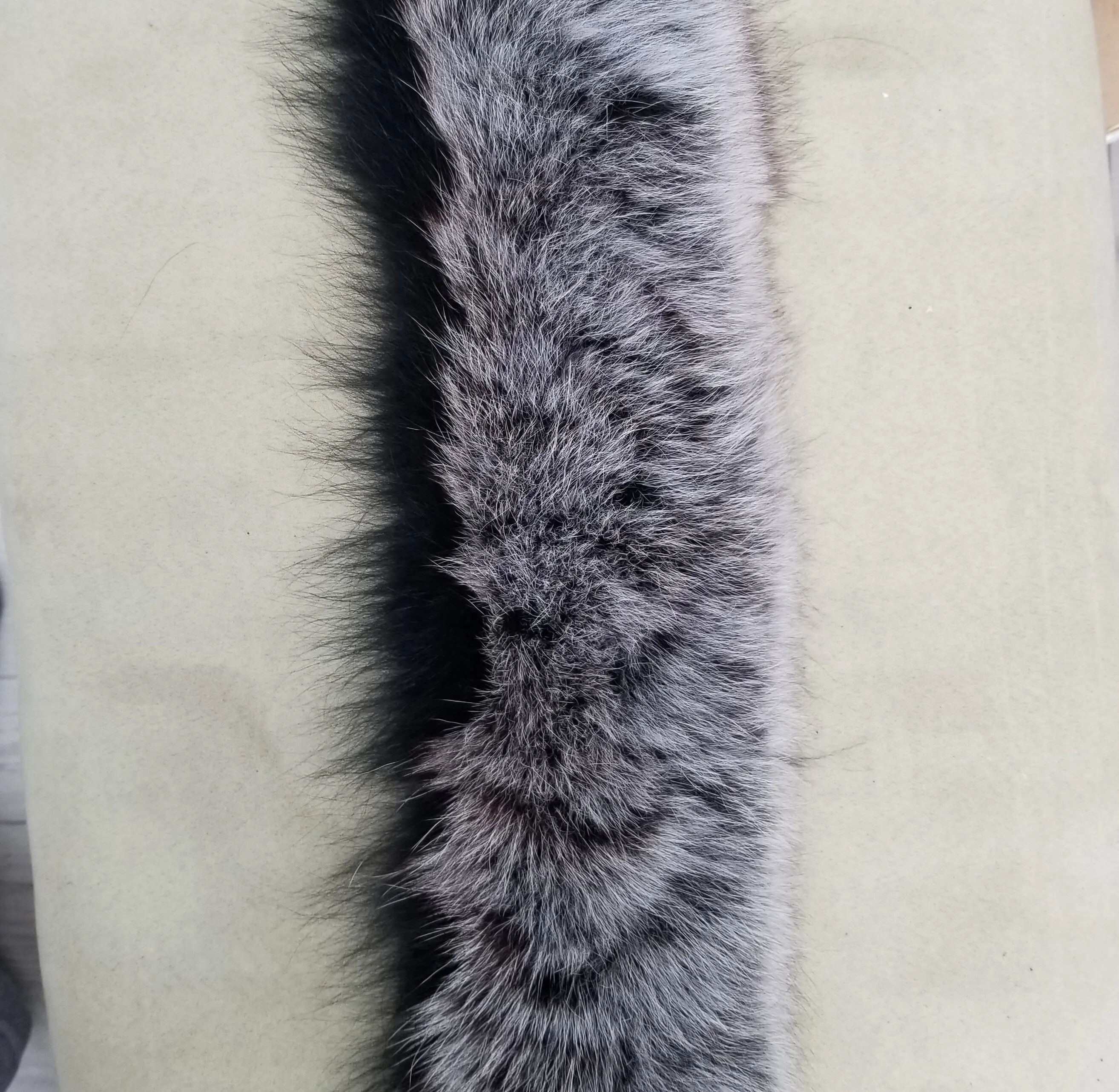 BY ORDER Fox (Tail) XXL Triple Real Fox Fur Trim Hood, Fur collar trim, Fox Fur Collar, Fur Scarf, Fur Ruff, Fur Jacket, Fur stripe, Real