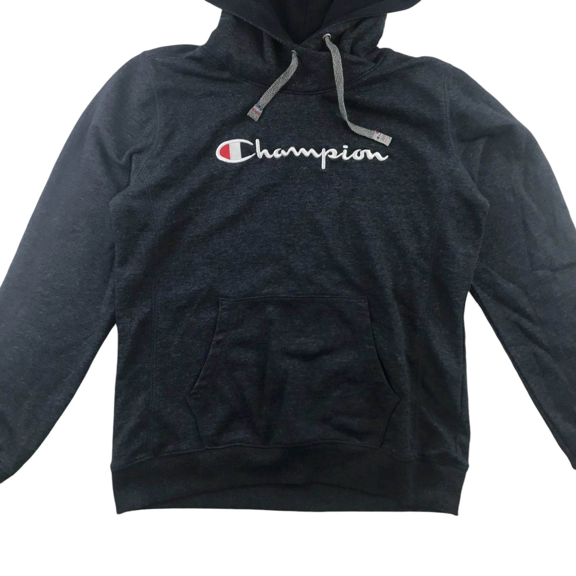 Champion hoodie women size L charcoal grey pullover jersey