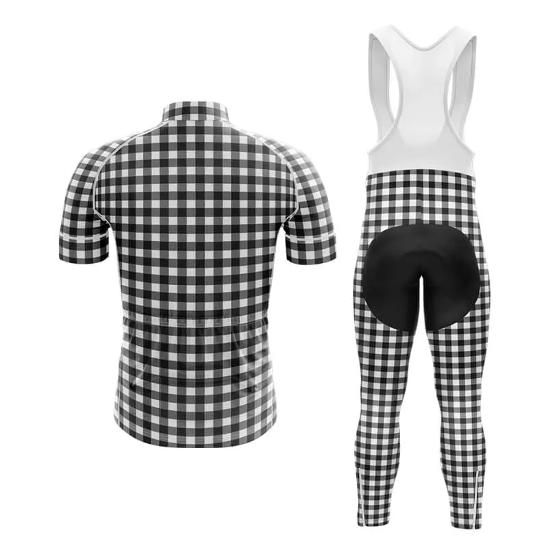 Checkered (Black) Club Cycling Kit