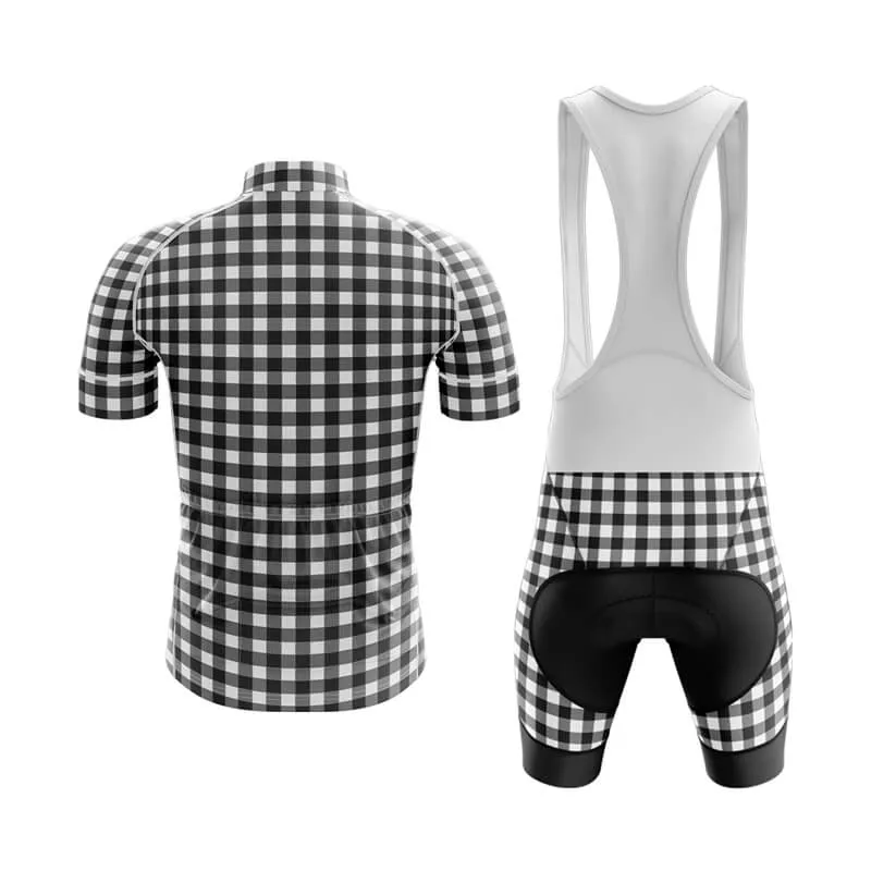 Checkered (Black) Club Cycling Kit