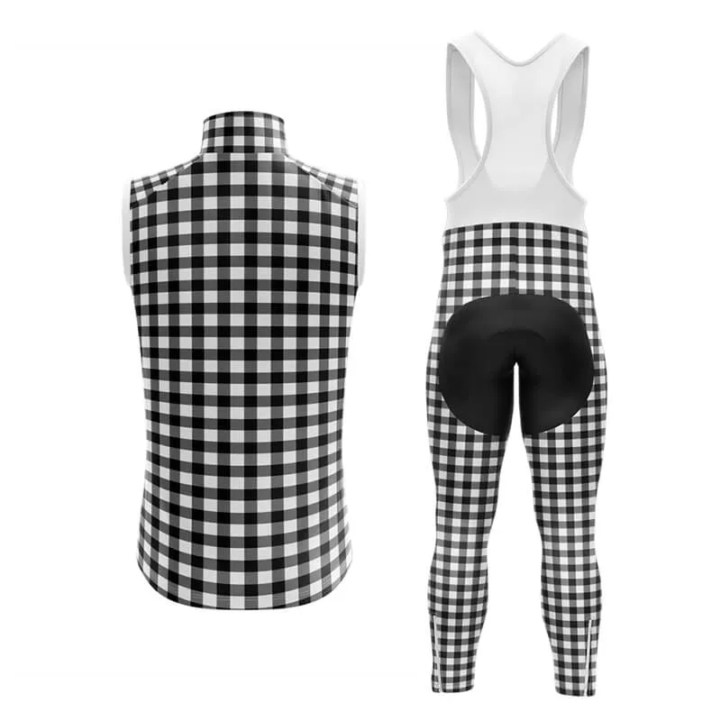 Checkered (Black) Club Cycling Kit