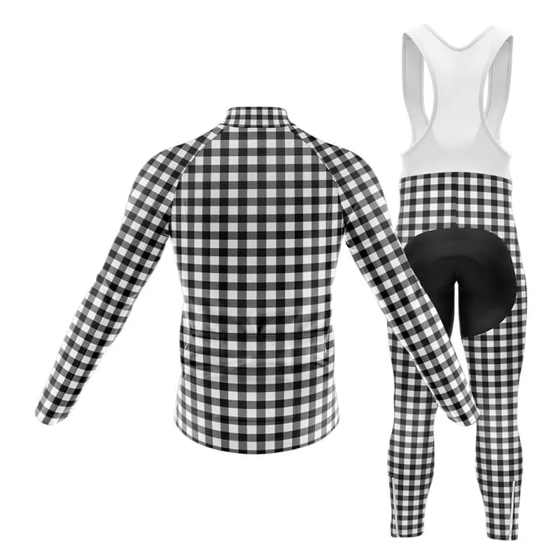 Checkered (Black) Club Cycling Kit