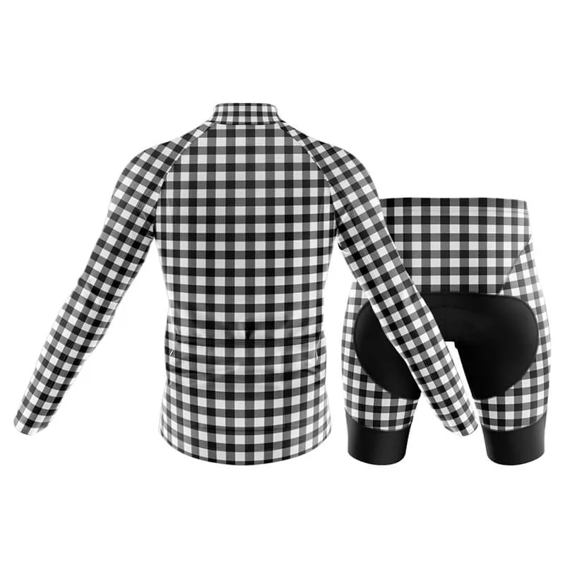 Checkered (Black) Club Cycling Kit