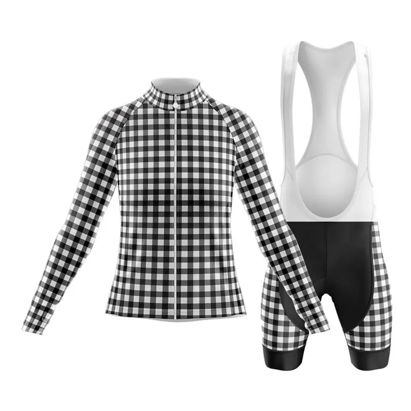 Checkered (Black) Club Cycling Kit