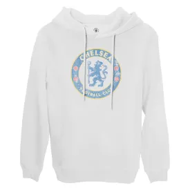 Chelsea FC Color Badge Fleece Pullover Hoodie - White