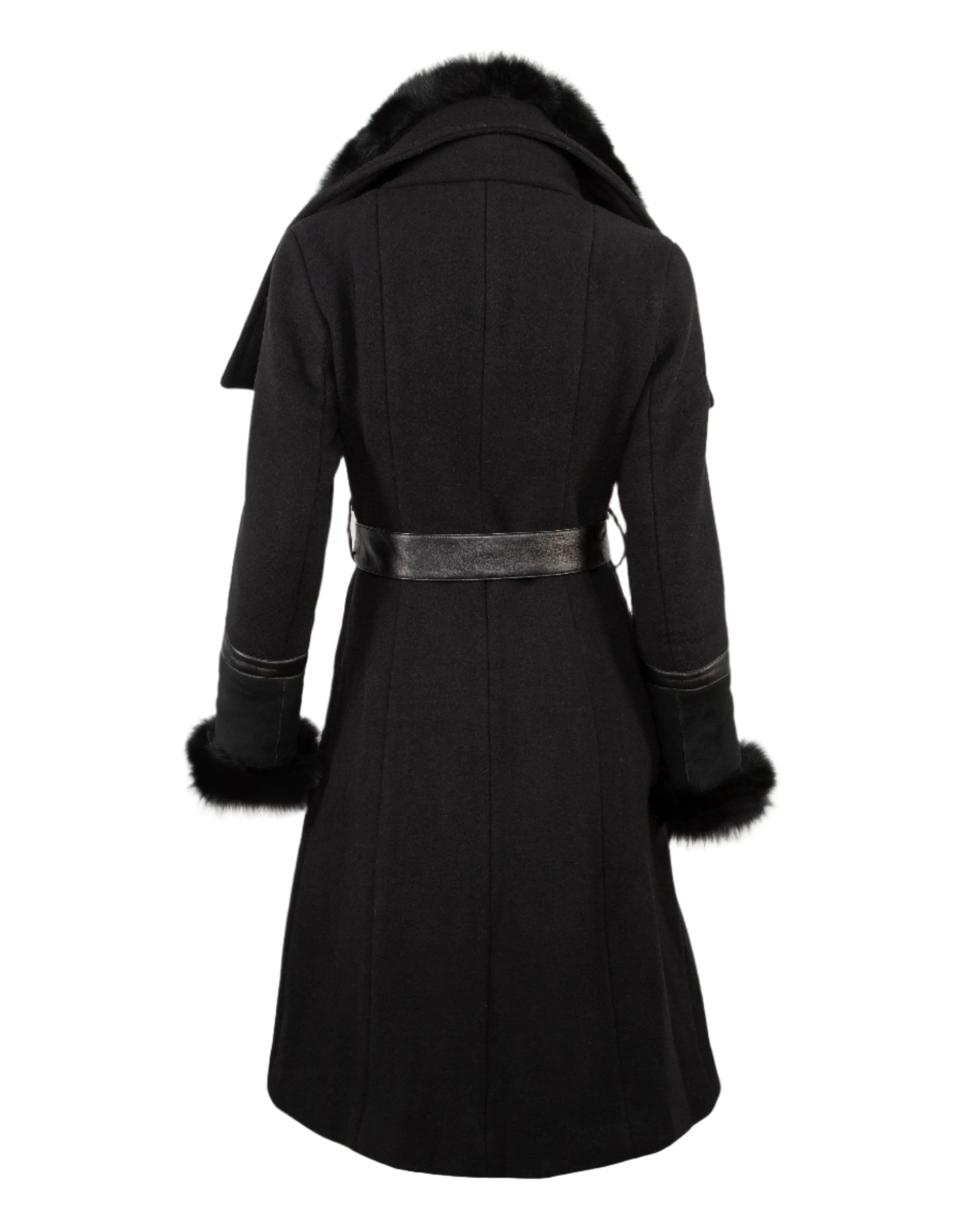 CHLOE Double-Faced Wool/Cashmere Blend Coat: A Masterpiece of Tailored Elegance