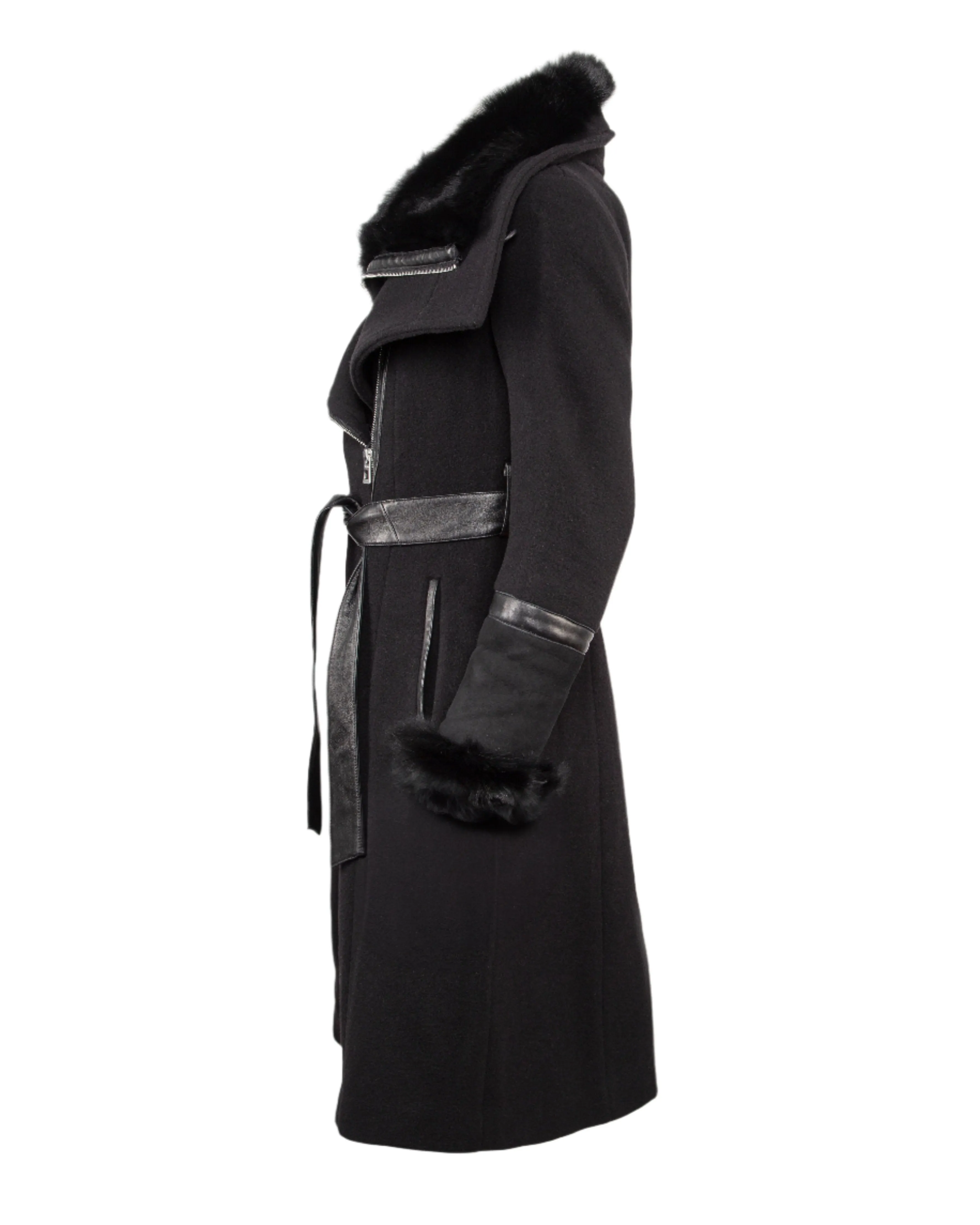 CHLOE Double-Faced Wool/Cashmere Blend Coat: A Masterpiece of Tailored Elegance