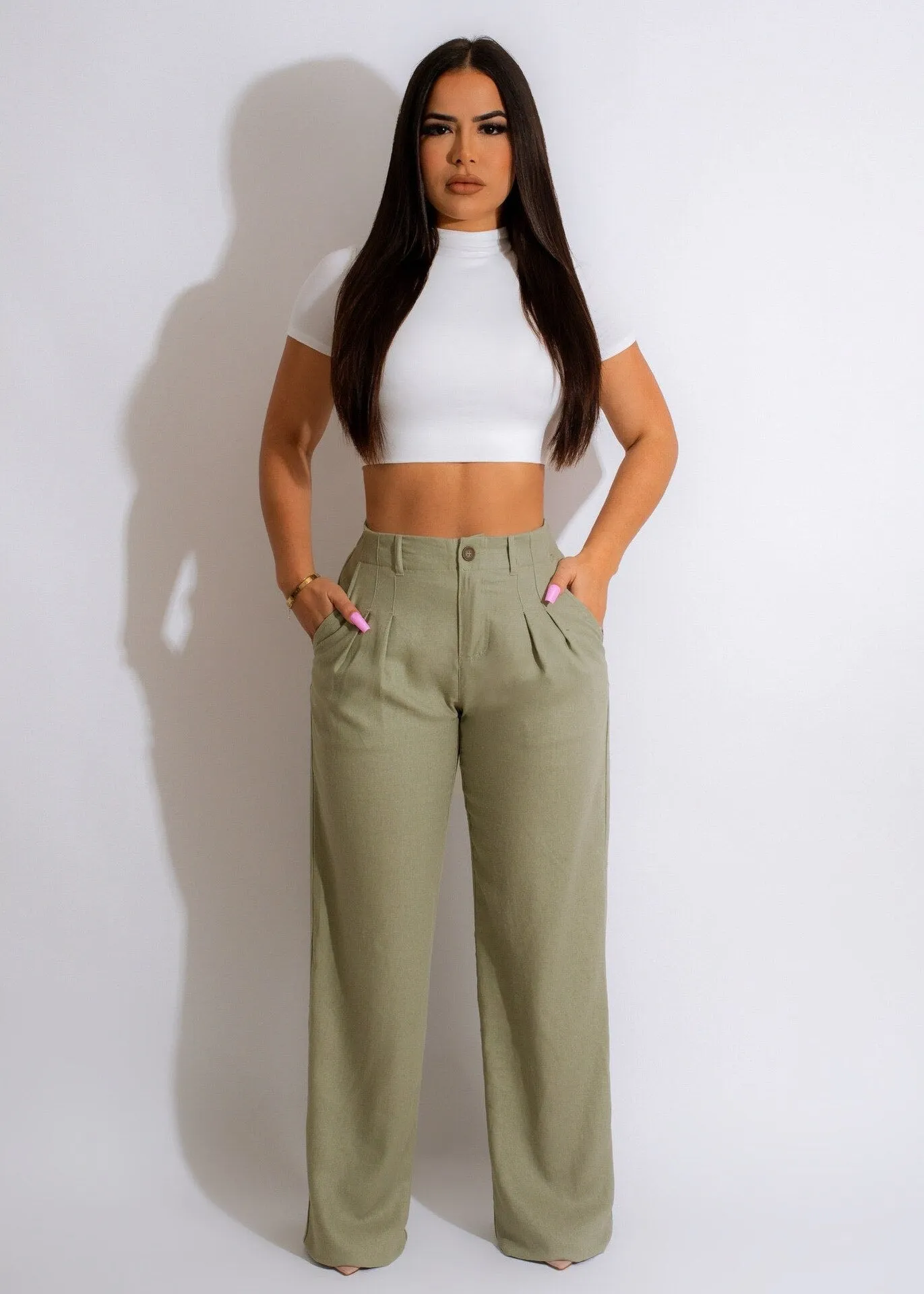 CLASSY WIDE LEG HIGHWAIST TROUSERS