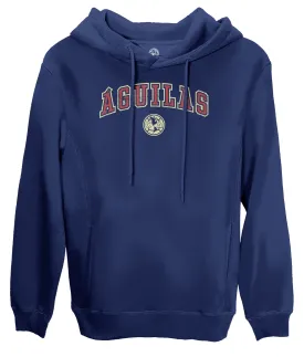 Club América Athletic Wordmark Fleece Pullover Hoodie - Navy