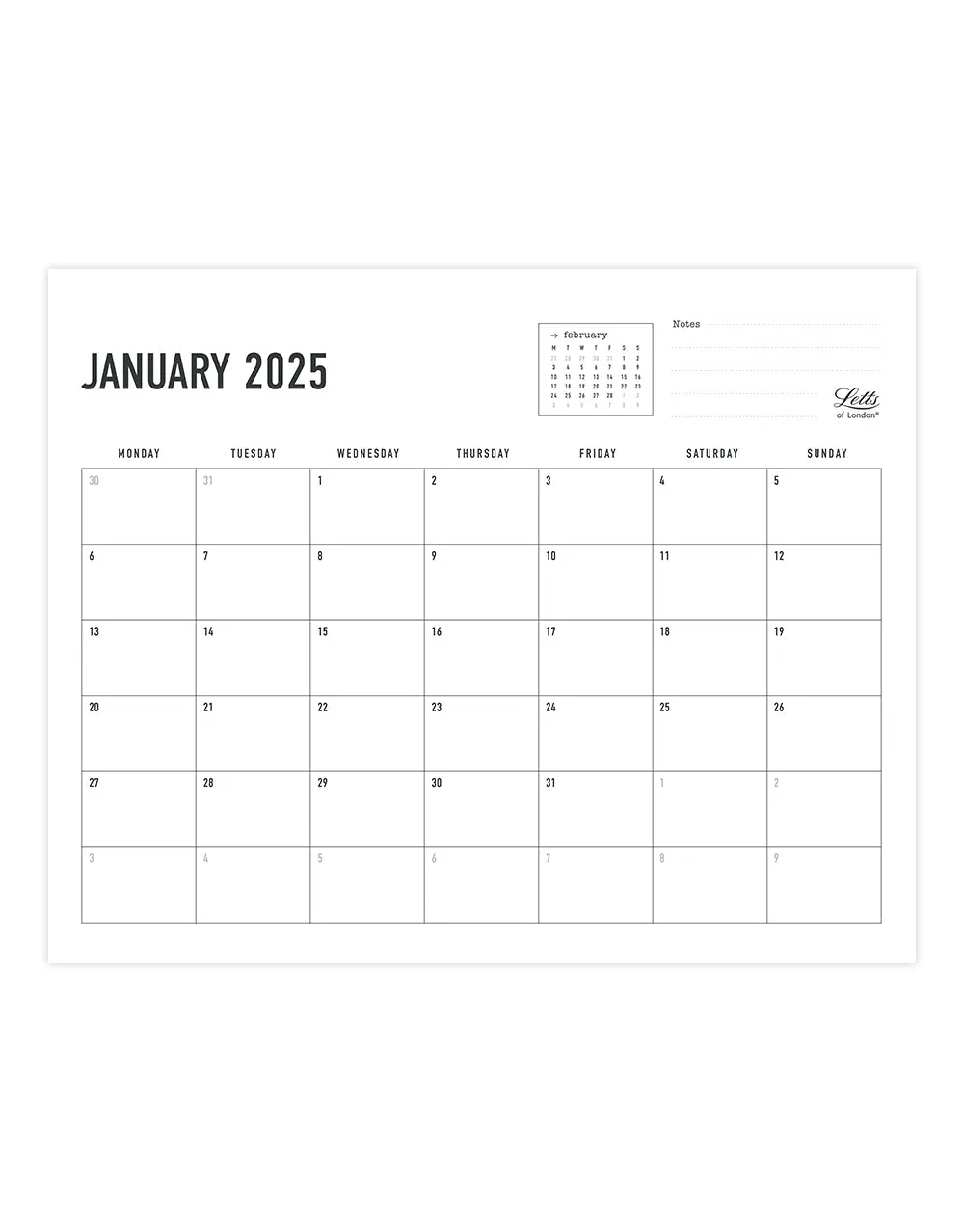 Conscious 2025 Wall Calendar Clay