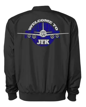 Diamond YAY JFK NYCBG Bomber Jacket (Black)