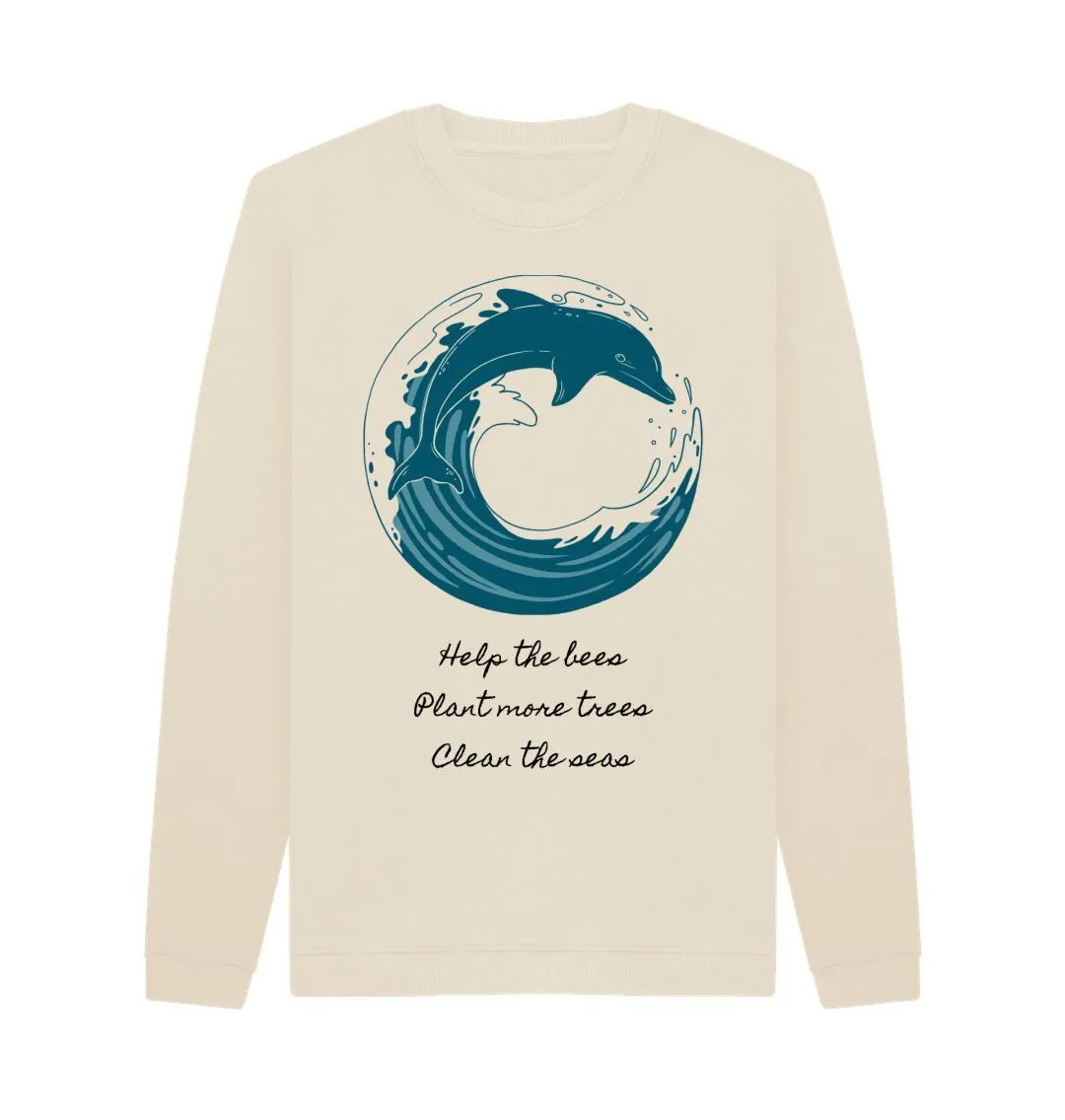 Dolphin Crewneck Sweatshirt!!