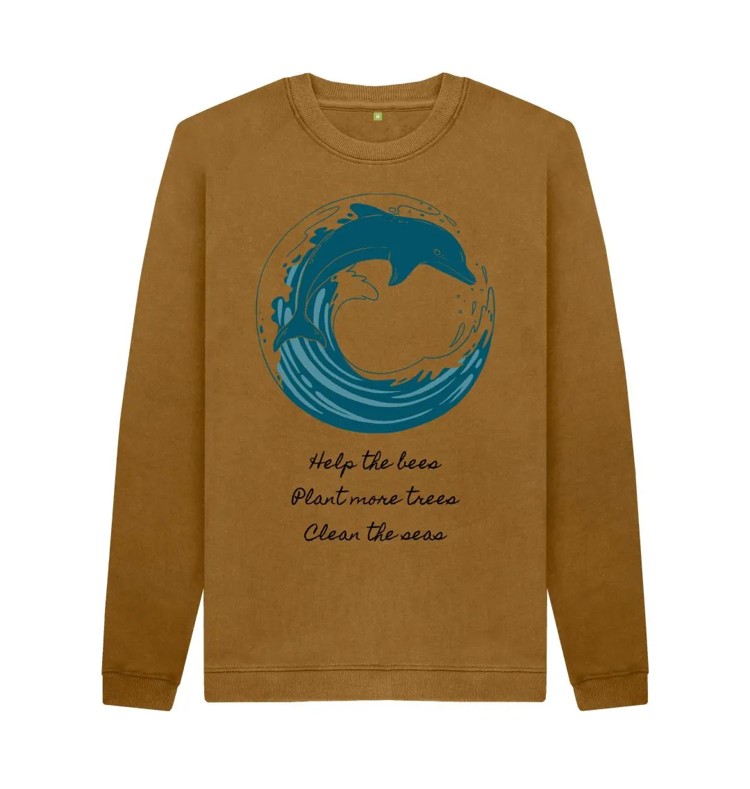 Dolphin Crewneck Sweatshirt!!