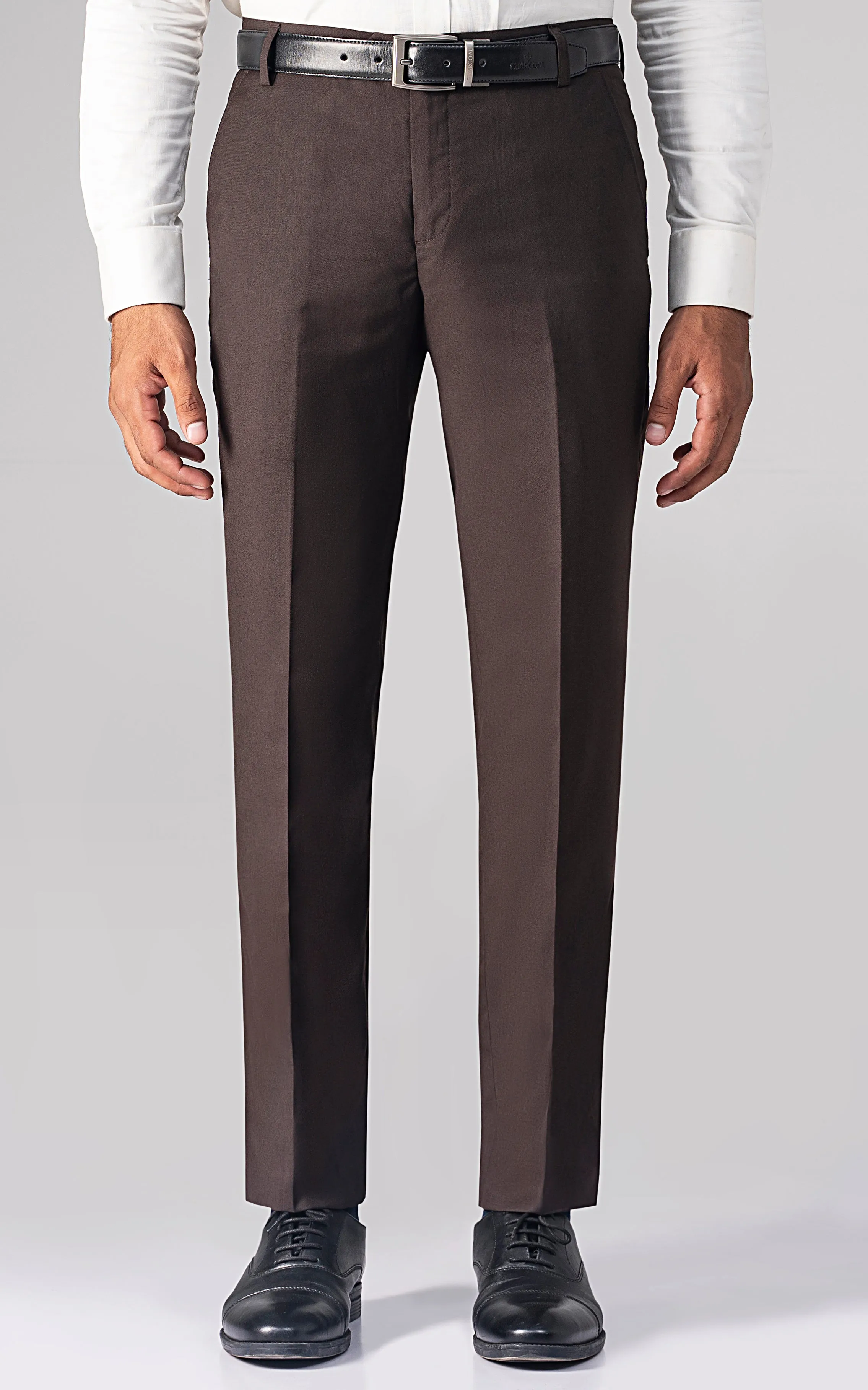 DRESS PANT DARK BROWN