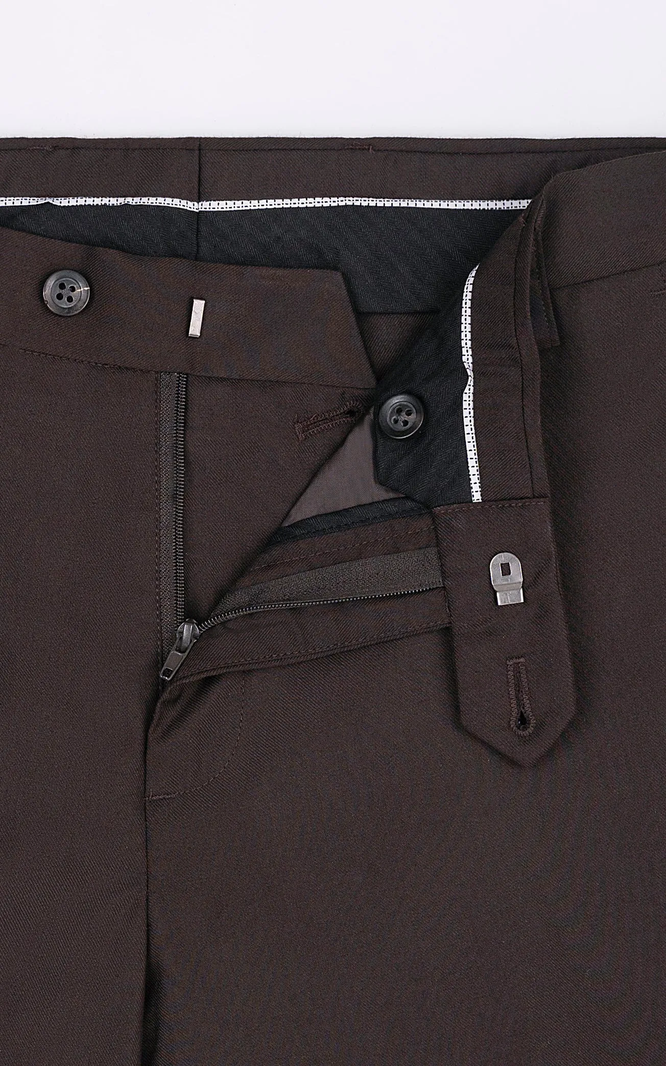 DRESS PANT DARK BROWN