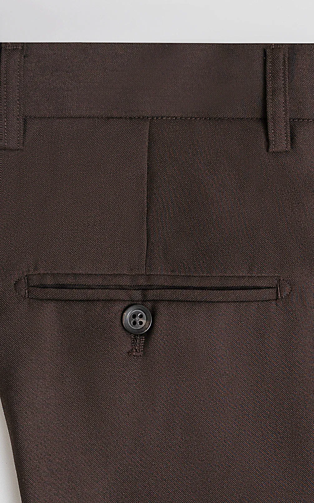 DRESS PANT DARK BROWN