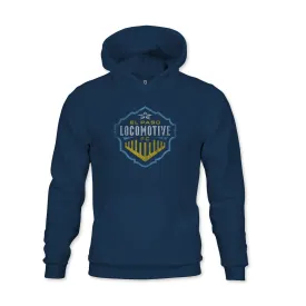 El Paso Locomotive FC Color Badge Youth Fleece Pullover Hoodie - Navy