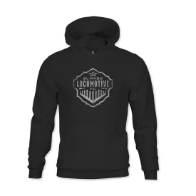 El Paso Locomotive FC Mono Badge Youth Fleece Pullover Hoodie - Black