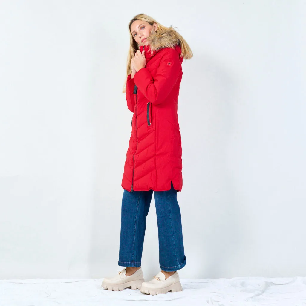 Elegant padded winter coat wholesale