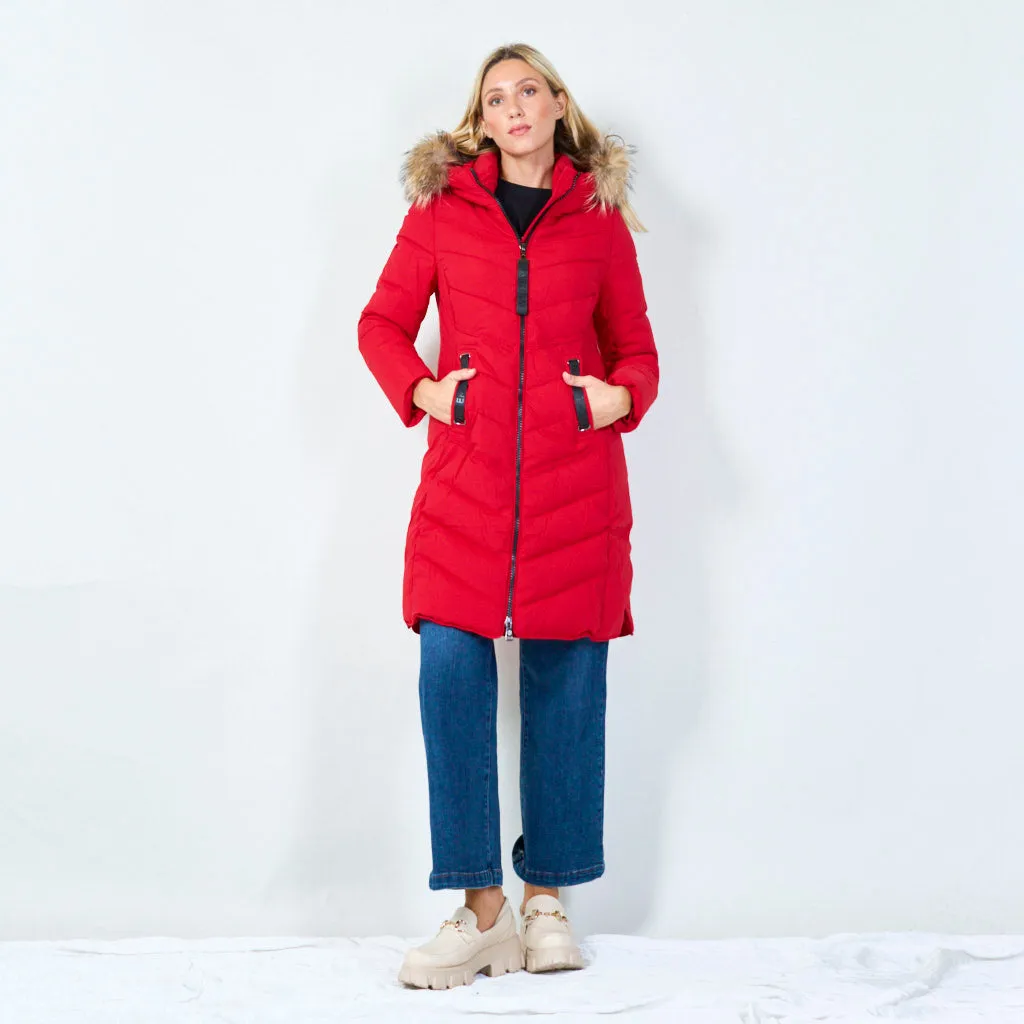 Elegant padded winter coat wholesale