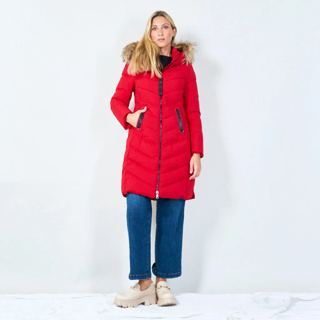 Elegant padded winter coat wholesale