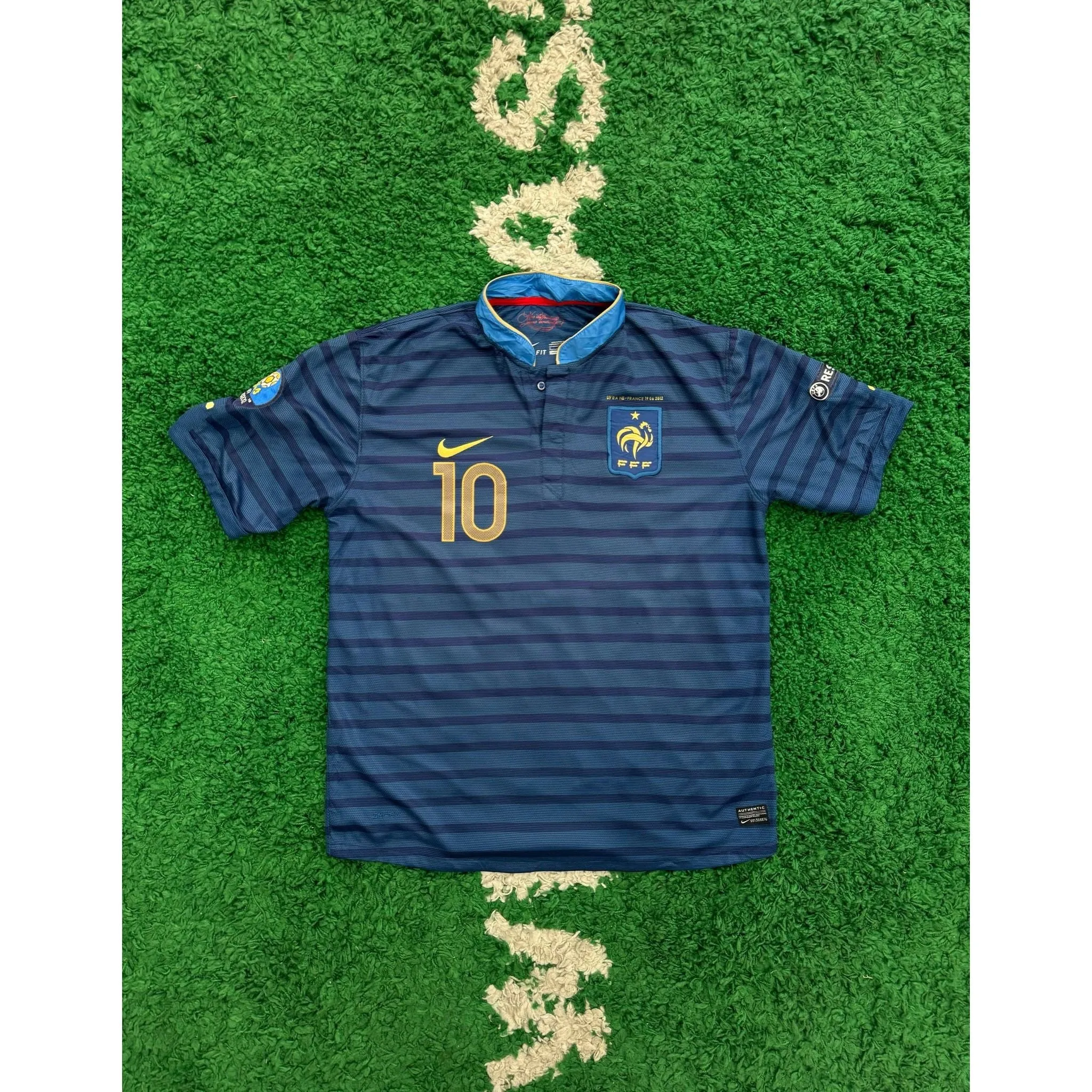 France Home Shirt 2012-2013 #10 BENZEMA XL 8/10