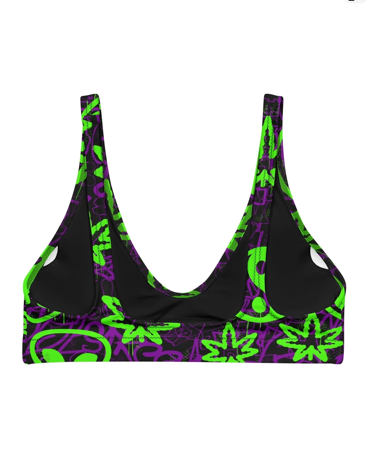 Ganja Graffiti Bra Top