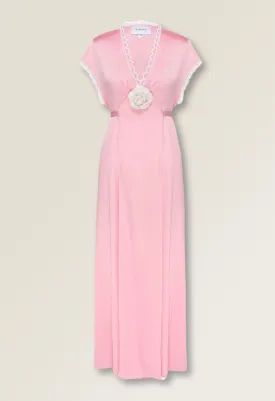 Genus Rosa Satin Dress