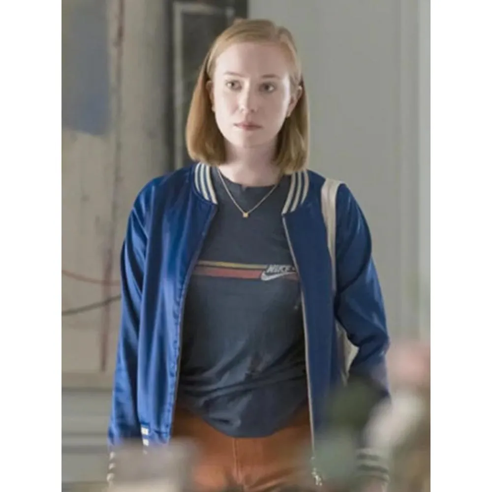 Hacks Ava Actress Blue Bomber Jacket