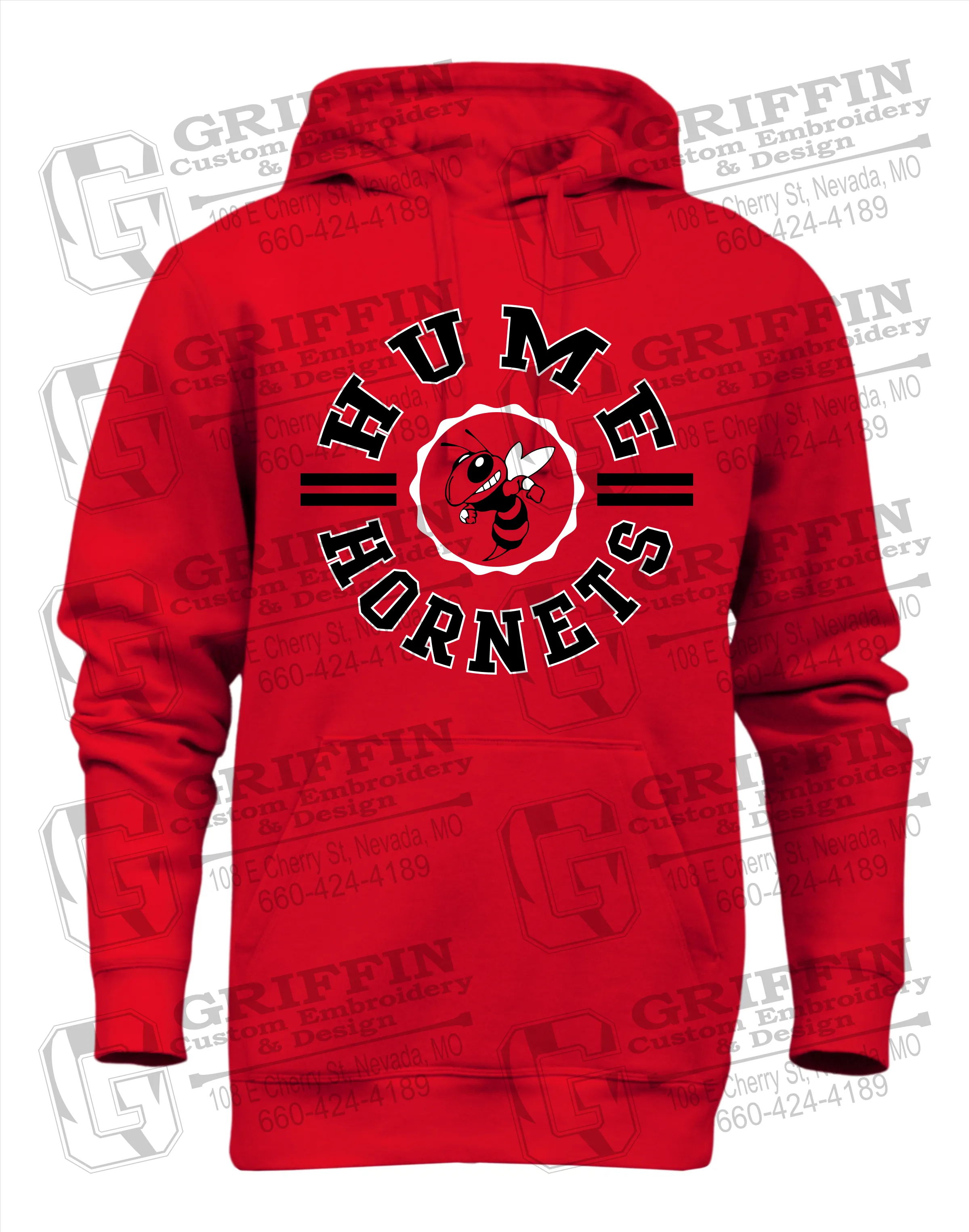 Heavyweight Fleece Hoodie - Hume Hornets 23-B