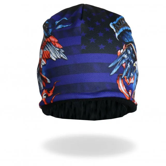 Hot Leathers Sublimated American Heritage Eagle Flag Beanie 3D Art