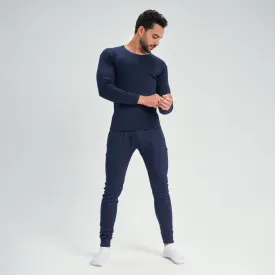 Hot man Thermal set Navy Maximum warmth