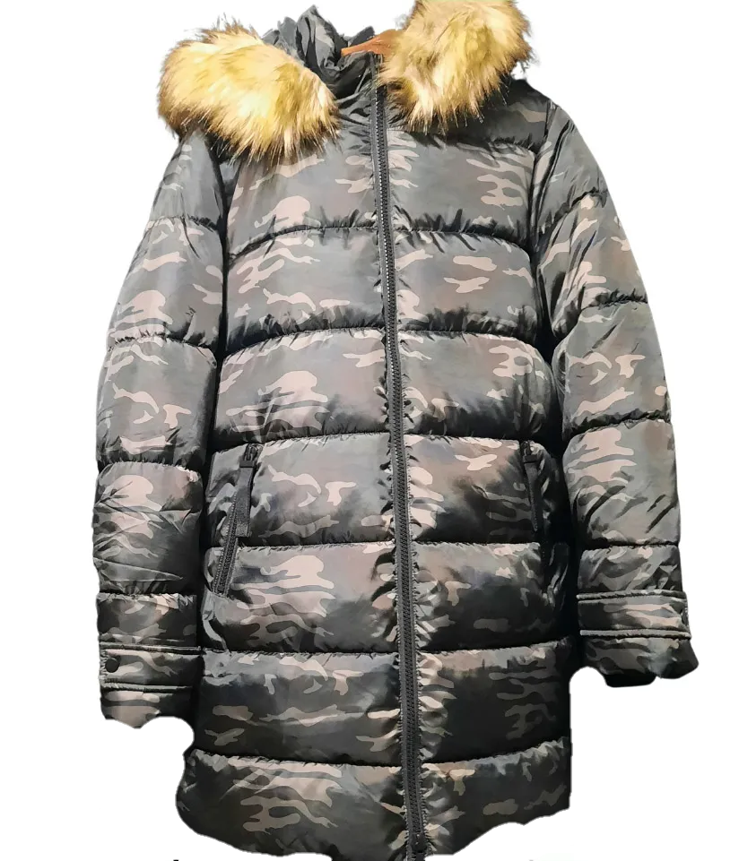 Lane Bryant Camo Puffer Coat With Hood Size 18/20