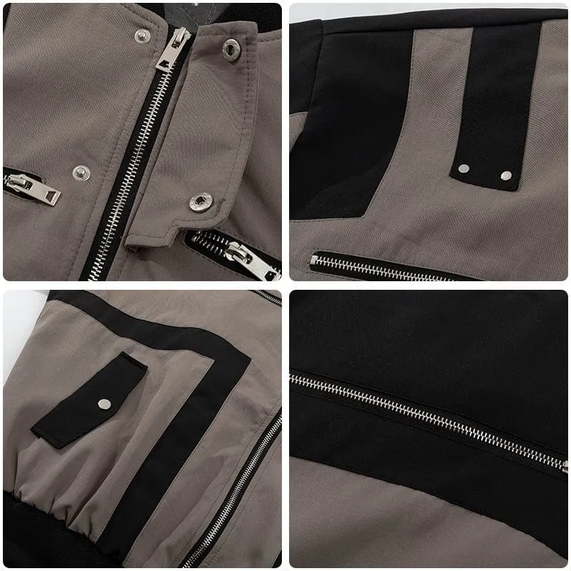 Lemandik Bomber Jacket Zipper Trim