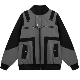 Lemandik Bomber Jacket Zipper Trim