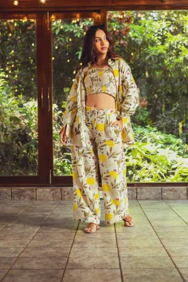 Lemon leaf pants