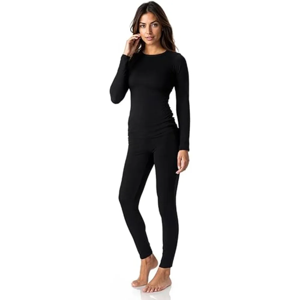 Long Sleeve Base Layer Set With Stretchable Leggings