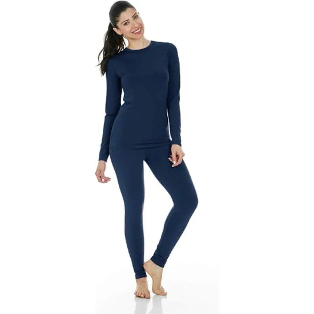 Long Sleeve Base Layer Set With Stretchable Leggings