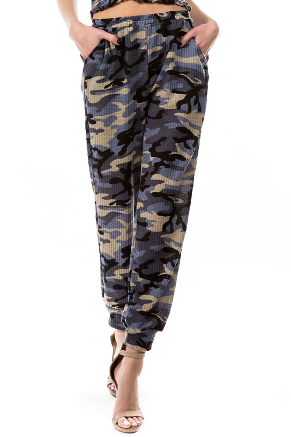 LUX JOGGER PANTS (BLUE CAMO)-VP2780